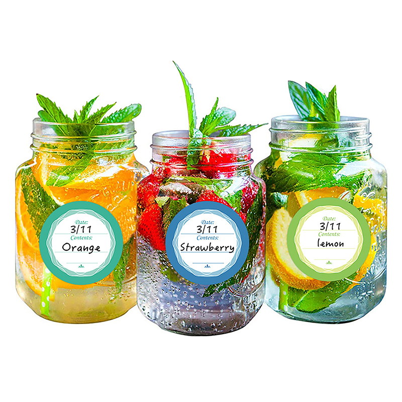 Spice Jar Labels - Baharat etiket çıkartmaları kutular için yuvarlak