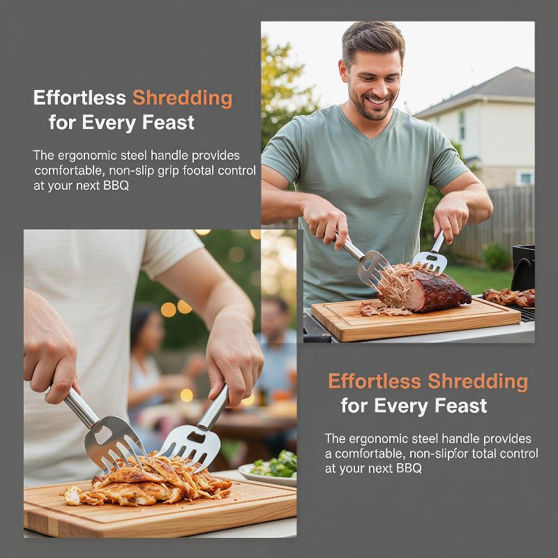 Meal Prep Cutting - Mutfak El Koruyucu Paslanmaz Çelik Parmak
