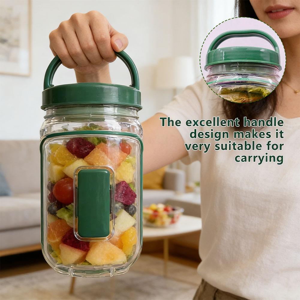 Sızdırmaz Plastik Salata Kutus - Salad Container Jar incelemesi ve fiyatı
