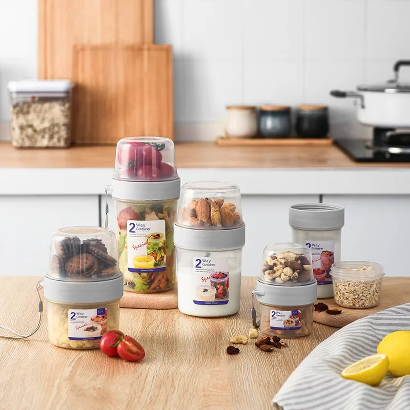 Kahvaltılık Yulaf Ezmesi Tahıl - Salad Container Jar incelemesi ve fiyatı