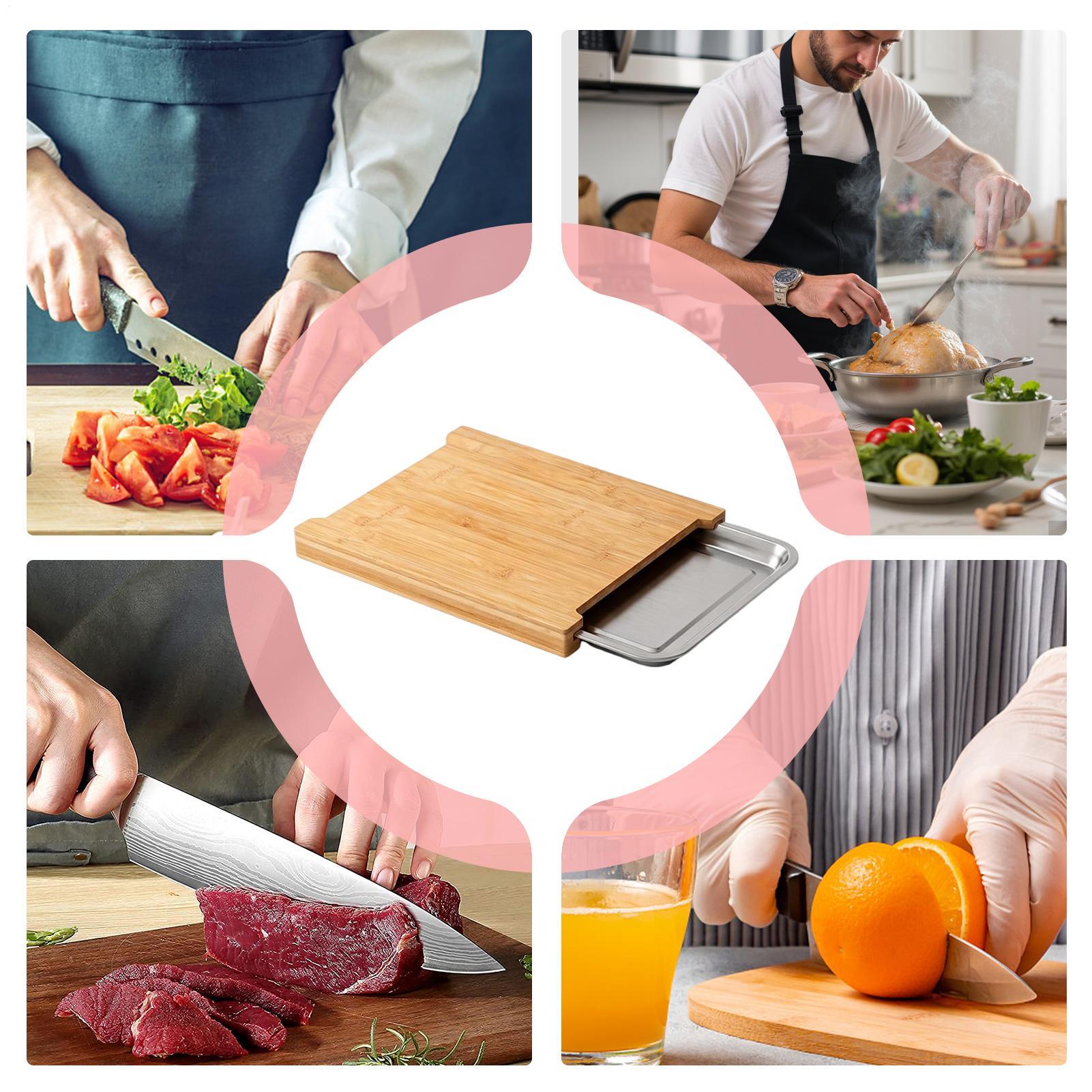 Mutfak İçin Kaymaz Ahşap Kesme - Meal Prep Cutting incelemesi ve fiyatı