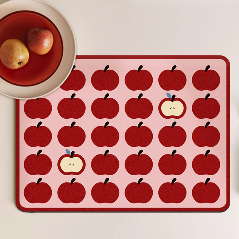ute Apple Desenli Kurutma Matı - Meal Prep Format incelemesi ve fiyatı