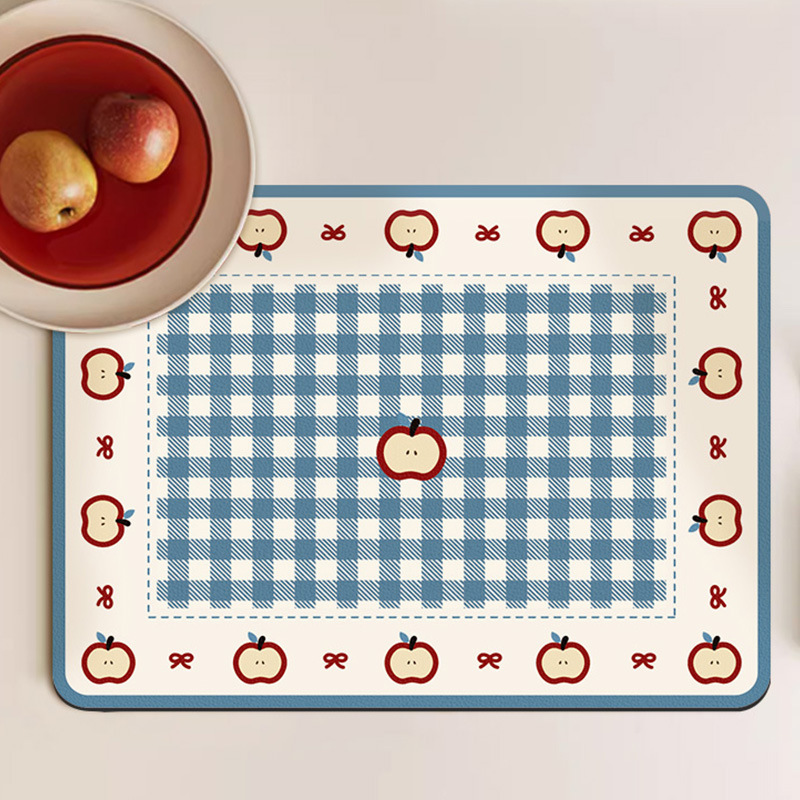 ute Apple Desenli Kurutma Matı - Meal Prep Format incelemesi ve fiyatı