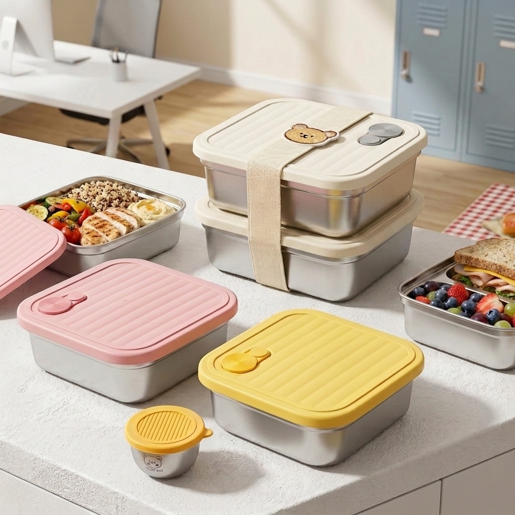 Taşınabilir 304 Paslanmaz Çeli - Salad Container Jar incelemesi ve fiyatı