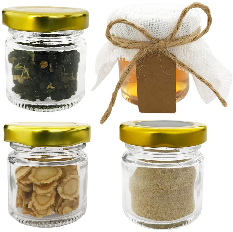 Altın Kapaklı Cam Kavanozlar,  - Spice Jar Labels incelemesi ve fiyatı
