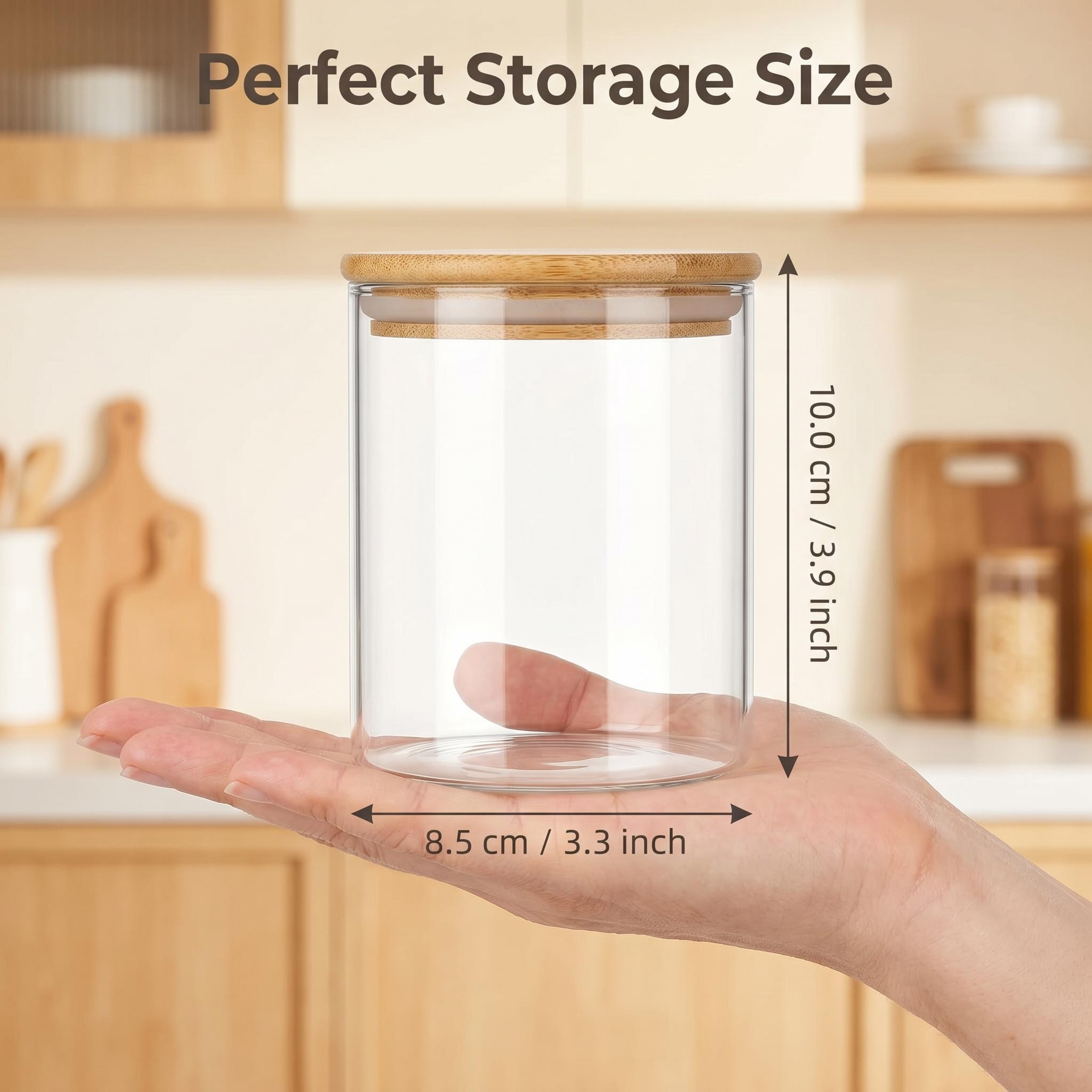 9 Parça Şeffaf Cam Saklama Kab - Spice Jar Labels incelemesi ve fiyatı